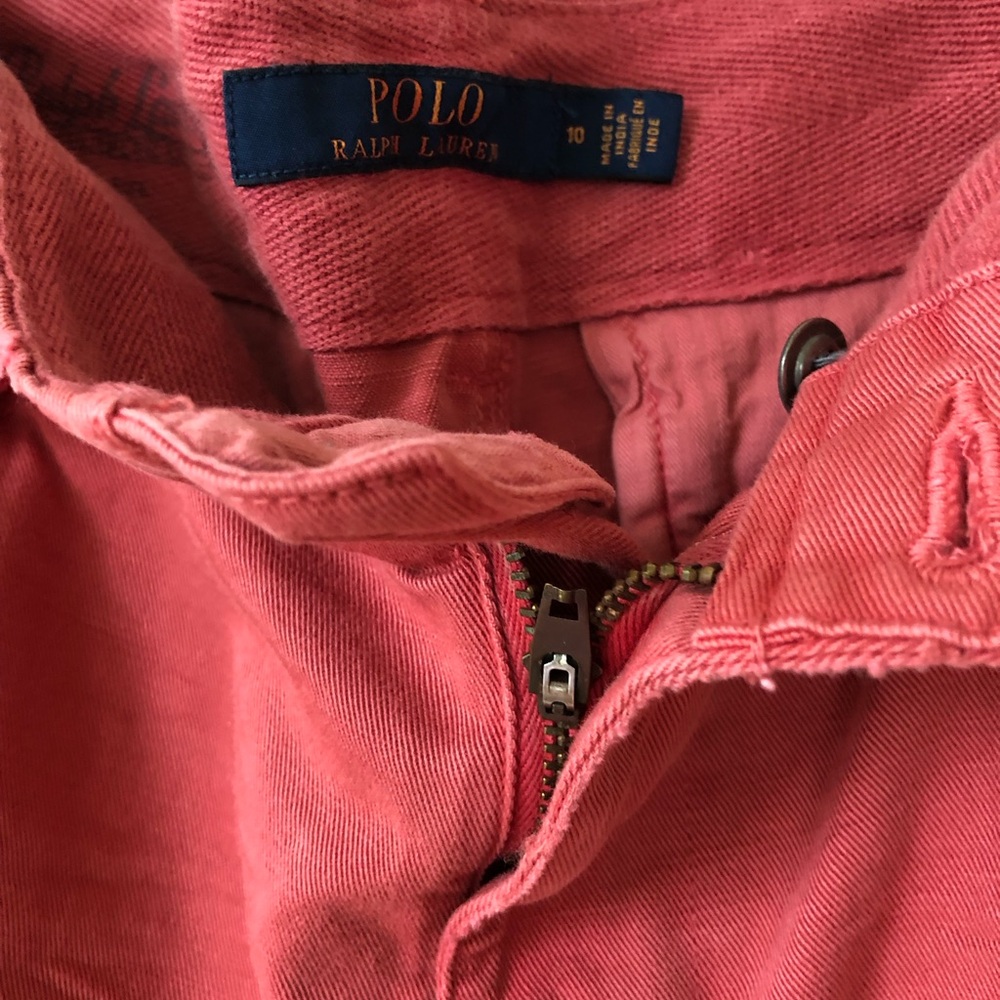NWT Polo Ralph Lauren denim shorts in deep rose - Picture 4 of 5
